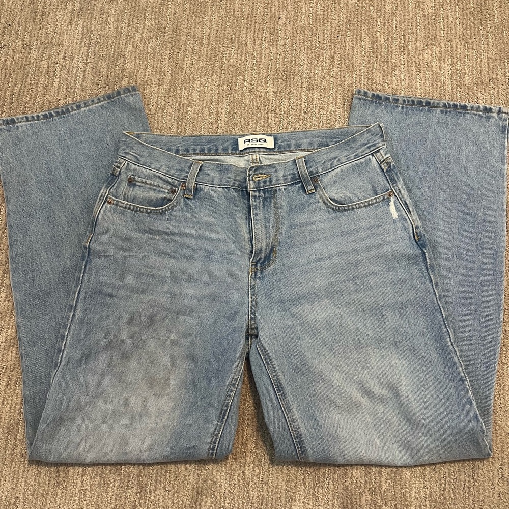 tilly’s low rise straight jeans
